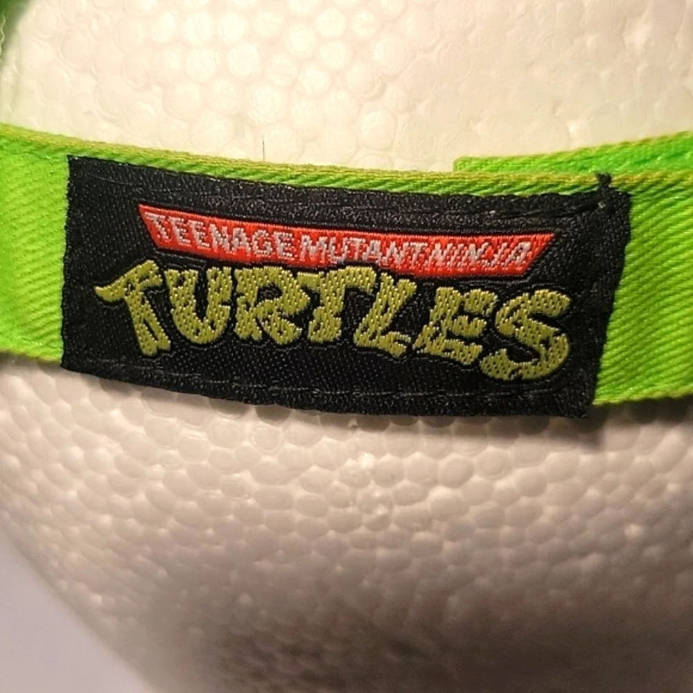 TMNT Teenage Mututant Ninja Turtles Hat Green Strapback, One Size